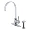 Gourmetier LS8711DLBS Concord Sgl-Handle Kitchen Faucet W/ Brass Sprayer, Chrome LS8711DLBS - alternate 1